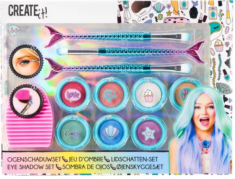 CREATE IT!. Zestaw do ozdabiania oczu, 11 elementów - tantis.pl