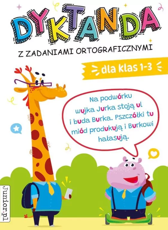 Dyktanda z zadaniami ortograficznymi dla klas 1-3 - tantis.pl
