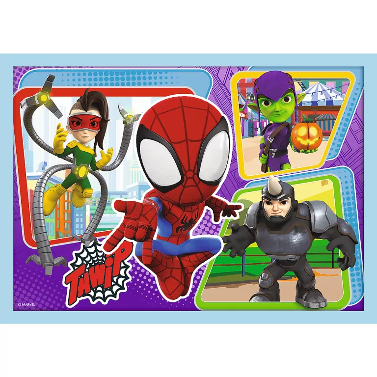 Ekipa Spidey'a . Puzzle 4w1 - tantis.pl