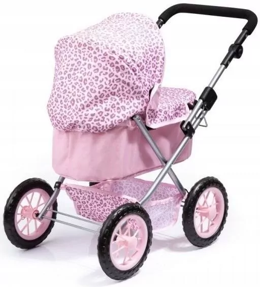 Wózek głęboki dla lalki. Trendy różowy - tantis.pl