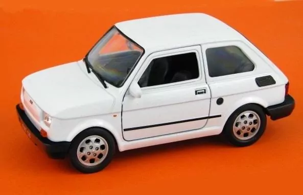 Fiat 126p 1:27. Biały - tantis.pl