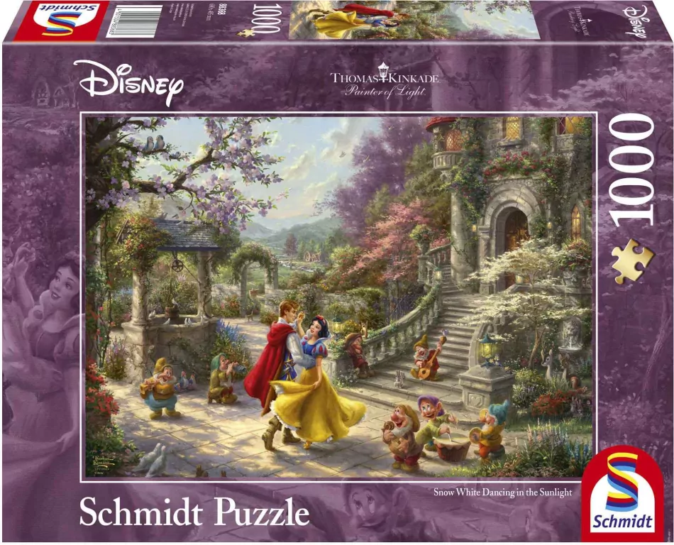Puzzle 1000 SQ T. Kinkade Królewna krasnoludki 110753 - tantis.pl