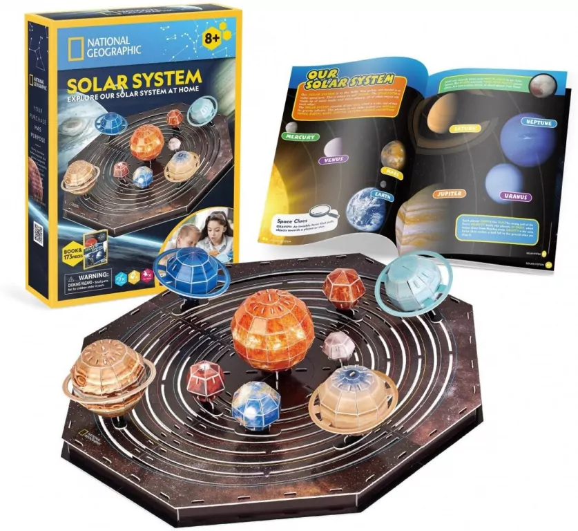 Puzzle 3D. National Geographic. Układ Słoneczny - tantis.pl