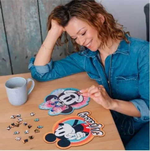 Trefl. Puzzle drewniane.  Stylowa Myszka Minnie, 160 elementów - tantis.pl