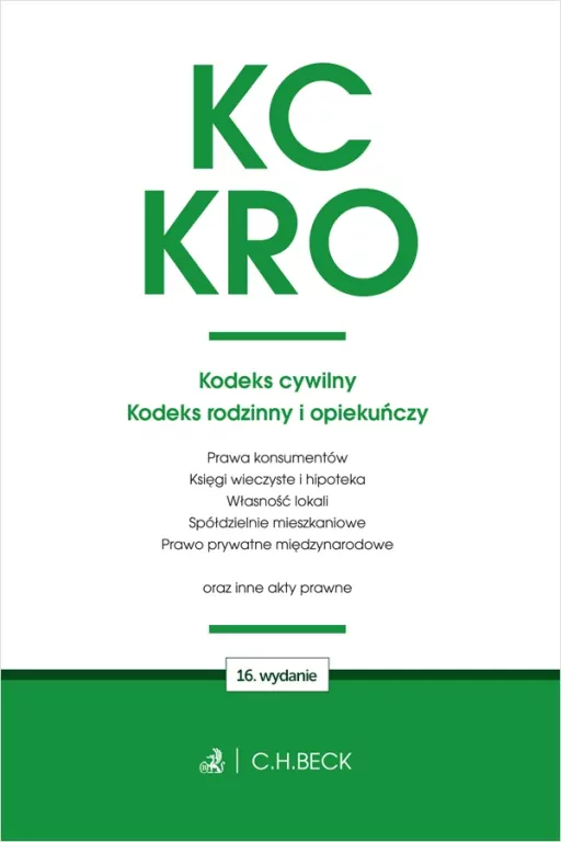 KC. KRO. Kodeks cywilny. Kodeks rodzinny... - tantis.pl