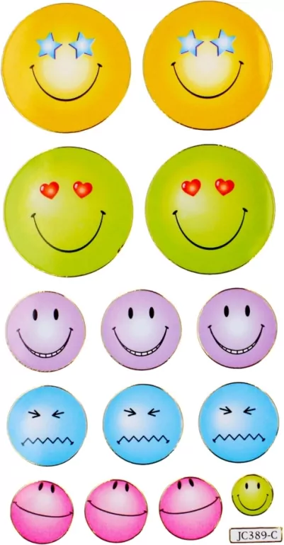 Emotki. Naklejki - tantis.pl