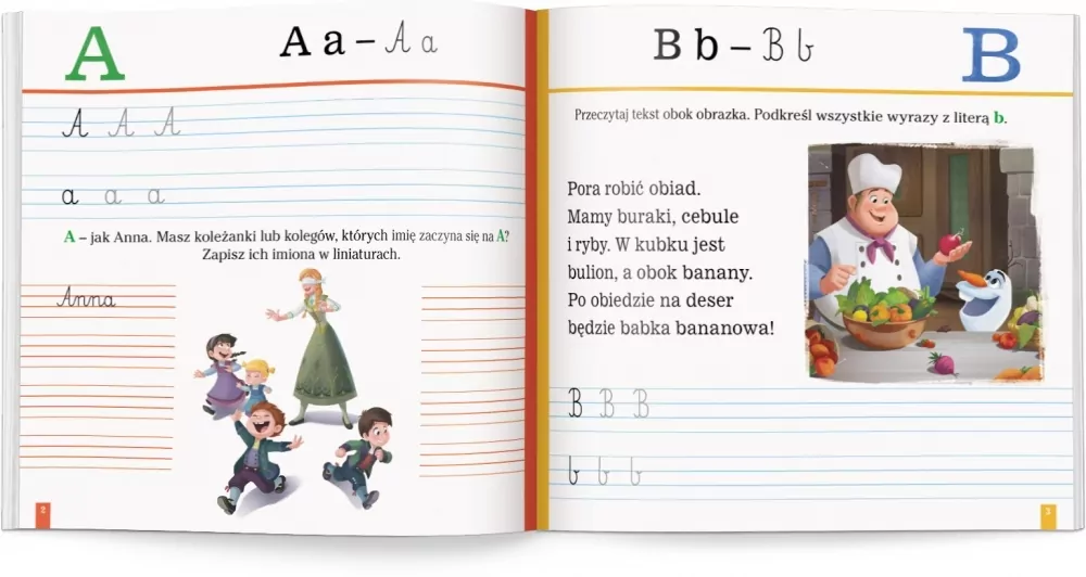 Elementarz. Ćwiczenia. Przygoda z Czytaniem. Disney Uczy - tantis.pl