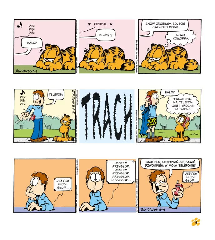 Garfield. Tłusty koci trójpak T.18 - tantis.pl