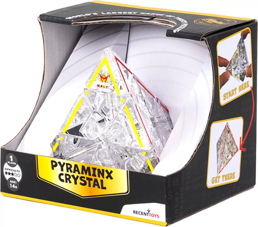 Pyraminx Crystal - łamigłówka Recent Toys G3 - tantis.pl