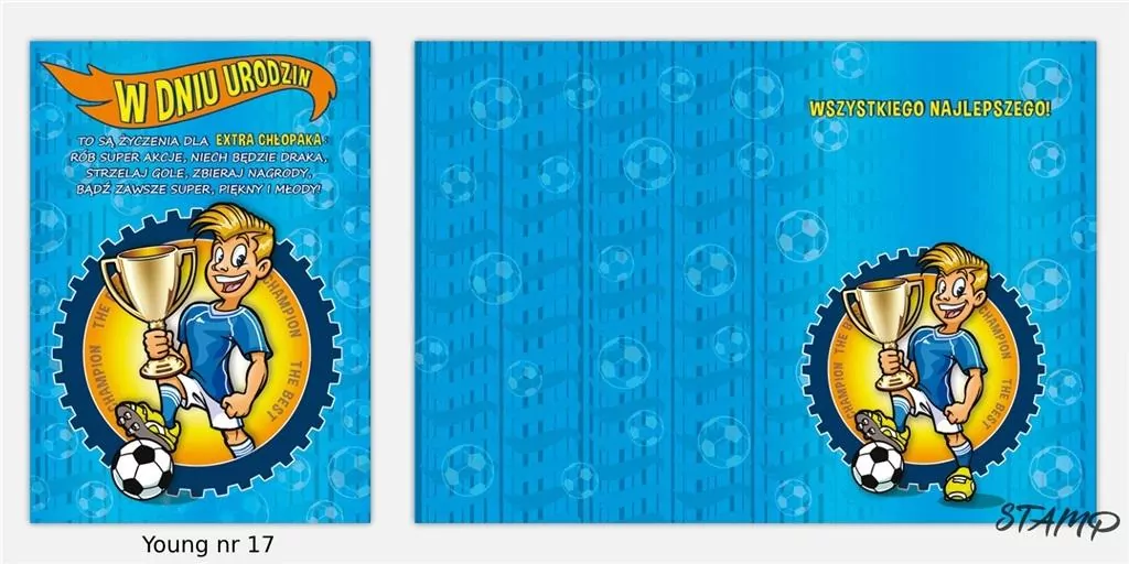 Karnet B6 + koperta. Young Urodziny - tantis.pl