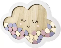 Drewniana księga gości Chmurka 30,5x43cm