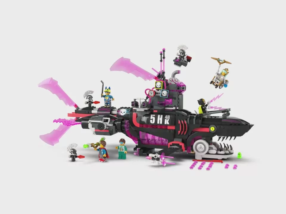 LEGO® DREAMzzz. Koszmarny Rekinokręt podwodny 71500 - tantis.pl
