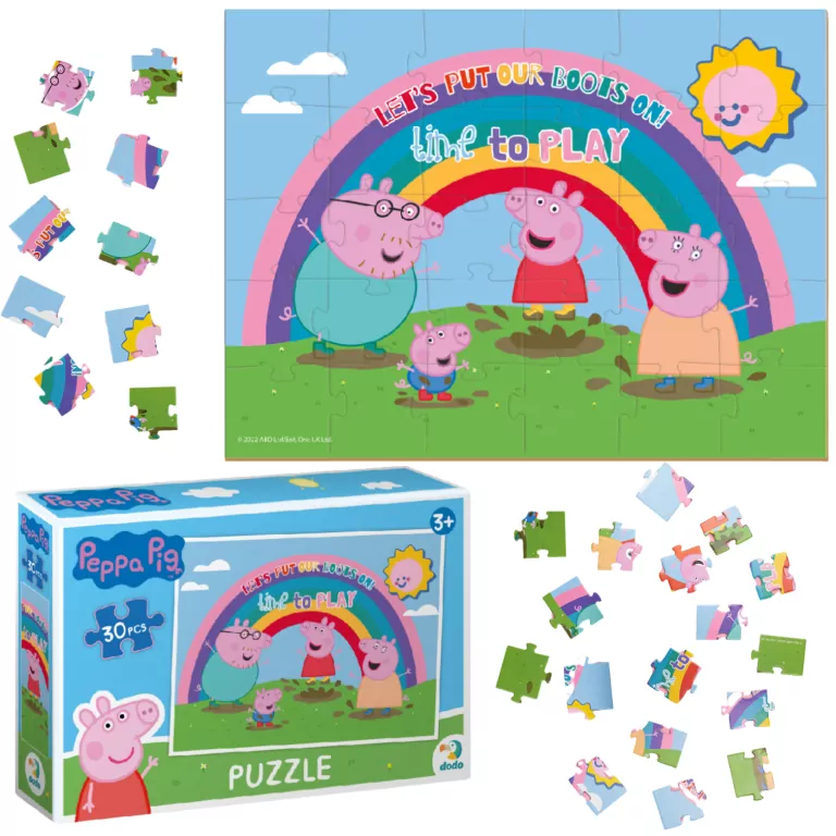 Puzzle 30. Świnka Peppa - tantis.pl