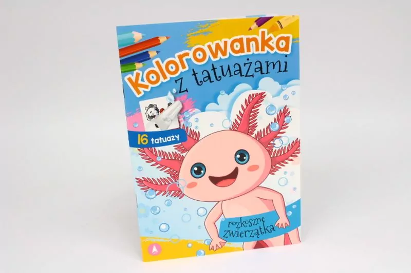 Rozkoszne zwierzaczki. Kolorowanka z tatuażami - tantis.pl