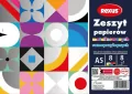 Zeszyt papierów kolor samoprzylep. A5/8K - tantis.pl