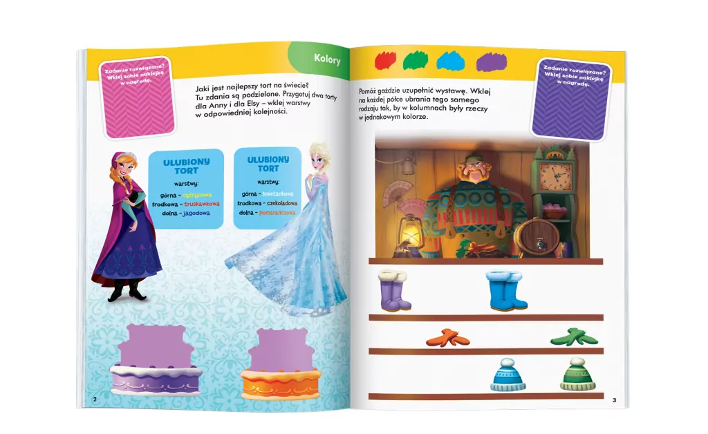 Kraina Lodu. Zadania z nagrodami. Disney uczy - tantis.pl