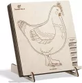 Puzzle drewniane Kura i cud w kurniku - tantis.pl