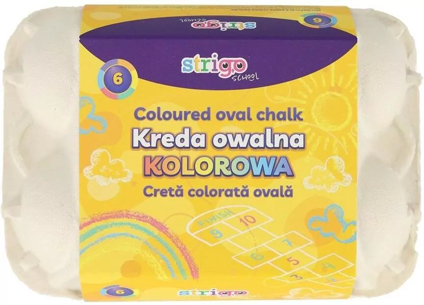 Kreda chodnikowa Owalna 6 kolorów STRIGO - tantis.pl