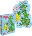 Puzzle 100. Mapa Wielkiej Brytanii i Irlandii - tantis.pl