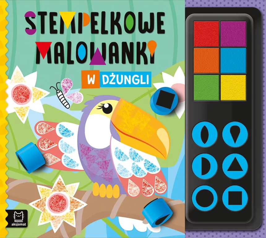Stempelkowe malowanki. W dżungli - tantis.pl