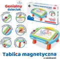 Tablica magnetyczna na nóżkach. Genialny dzieciak - tantis.pl