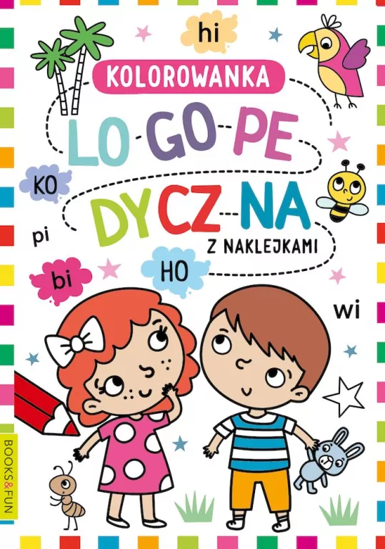 Kolorowanka logopedyczna z naklejkami - tantis.pl