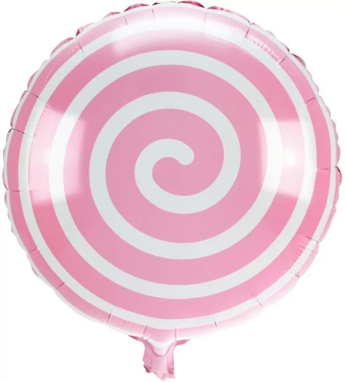 Balon foliowy lizak jasnoróżowy - tantis.pl