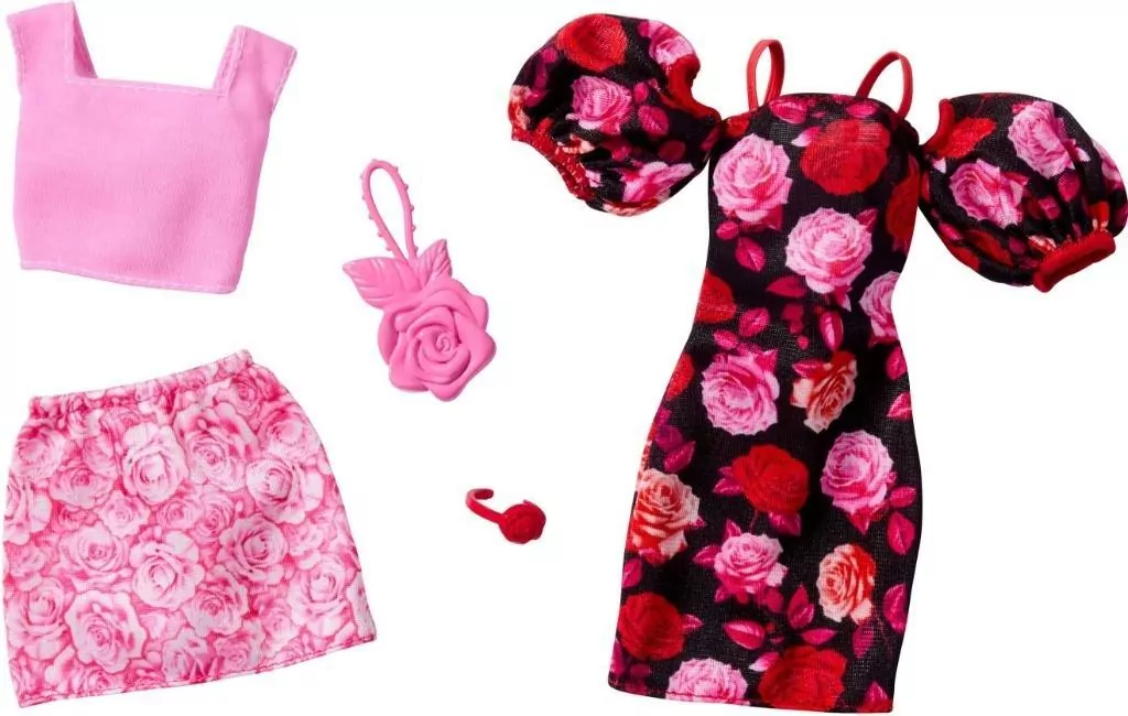 Barbie ubranka + akcesoria 2-pak HYV03 - tantis.pl