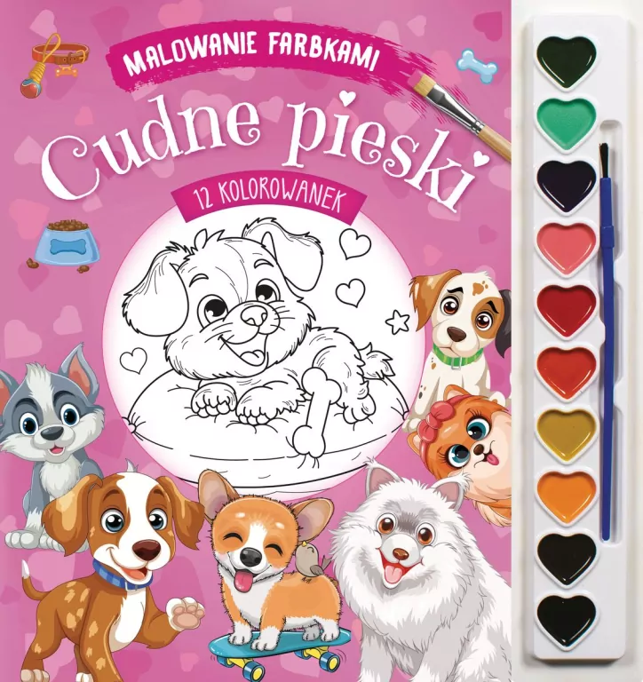 Malowanie farbkami. Cudne pieski - tantis.pl