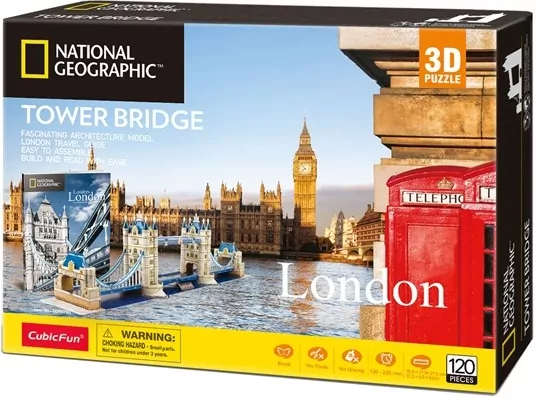 Puzzle 3D. National Geographic London Tower Bridge - tantis.pl