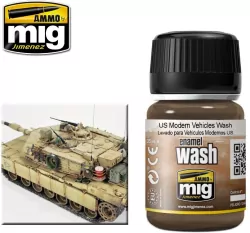 Ammo: Enamel Wash - US Modern Vehicles Wash