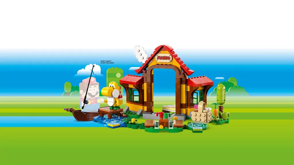LEGO® Super Mario. Piknik w domu Mario — zestaw rozszerzający. 71422 - tantis.pl