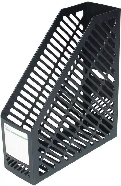 Pojemnik na czasopisma A4 czarny D.RECT - tantis.pl