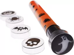 Latarka z nakładkami halloweenowe wzory