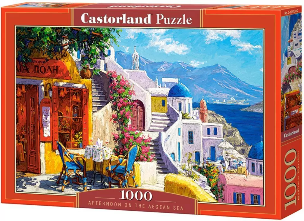 Puzzle 1000. Popołudnie nad Morzem Egejskim - tantis.pl