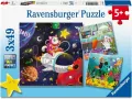 Puzzle dla dzieci 2D: Dzieci i nauka 3x49el - tantis.pl