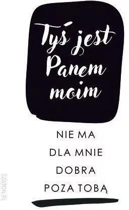 Magnes na lodówkę - Tyś jest Panem moim ciemny - tantis.pl