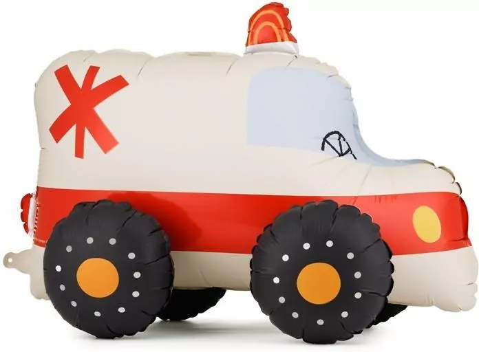 Balon foliowy stojący ambulans 68x48cm - tantis.pl