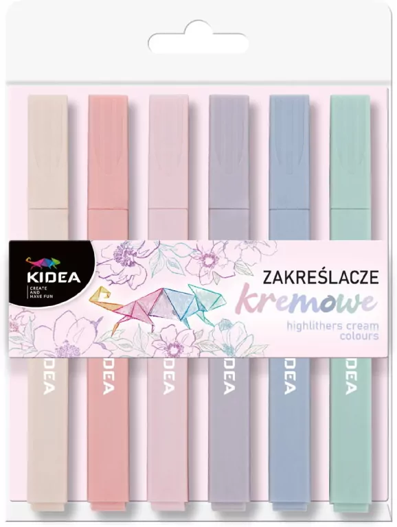 Zakreślacze kremowe geometryczne - tantis.pl