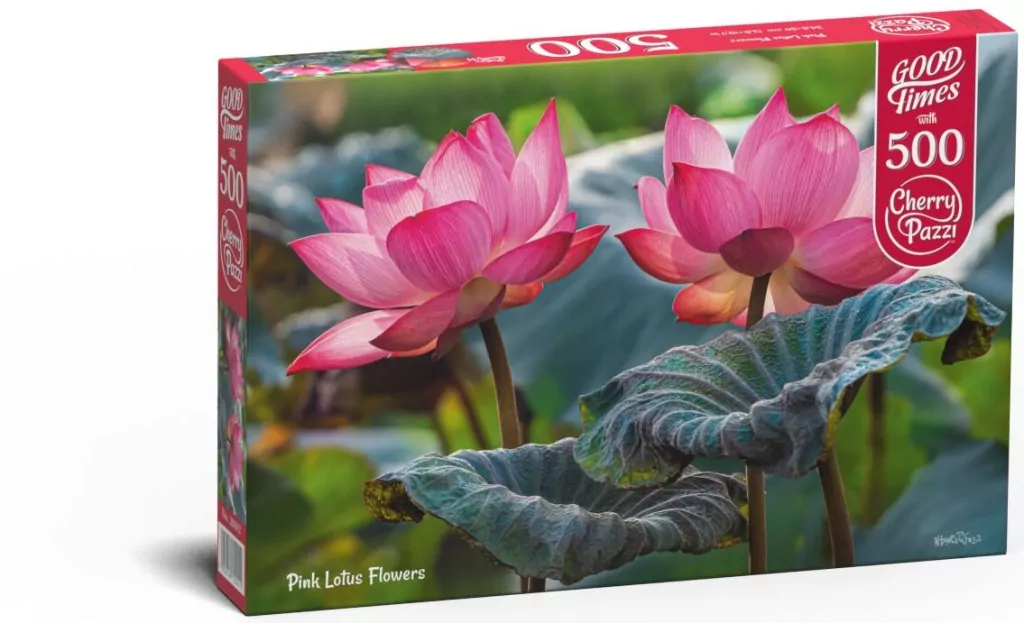Puzzle 500 CherryPazzi Pink Lotus Flowers 20012 - tantis.pl