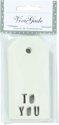 Zawieszki do prezentów TO YOU perłowe