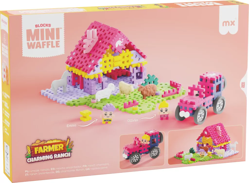 Farmer Urocze Ranczo. Mini Waffle 112 elementów - tantis.pl