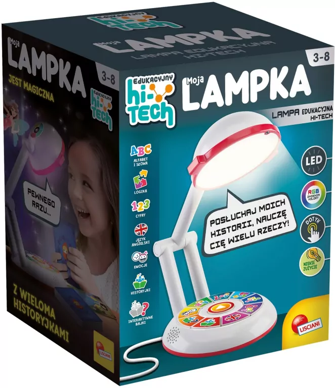 Lisciani. Moja Lampka Edukacyjna interaktywna - tantis.pl
