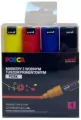 Markery plakatowe PC-8K 4 kolory POSCA UNI - tantis.pl