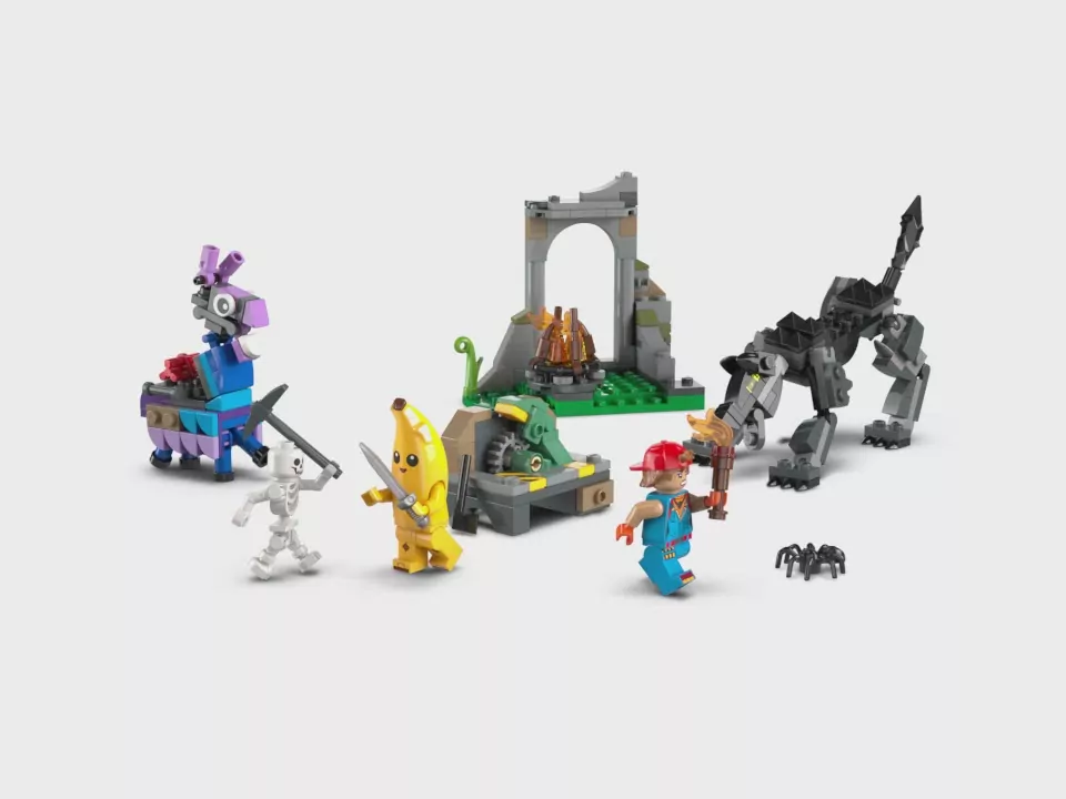 LEGO® Fortnite Skórek i Iskra oraz obóz 77075 - tantis.pl