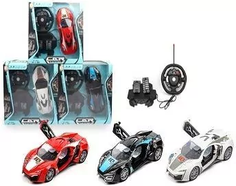 Auto RC z kierownicą i pedałami MIX - tantis.pl