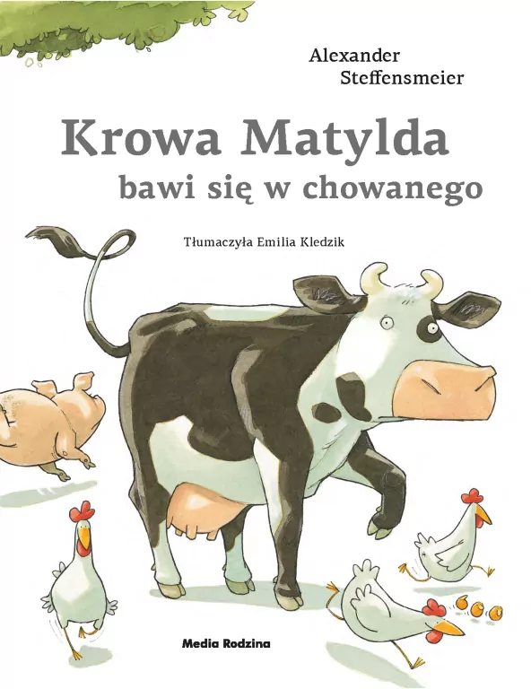 Krowa Matylda bawi się w chowanego - tantis.pl