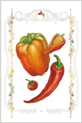 Karnet papryki 12x18 + koperta