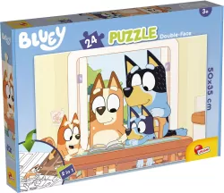 Lisciani. Puzzle 24 dwustronne. Bluey