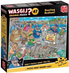 Puzzle 1000 Wasgij Jumbo Retro rejs marzeń